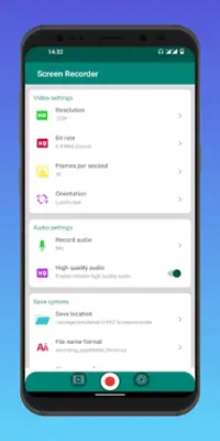 Screen Recorder Pro android App screenshot 1